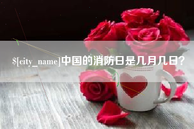 当阳中国的消防日是几月几日？