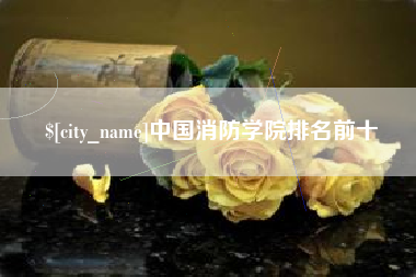 当阳中国消防学院排名前十