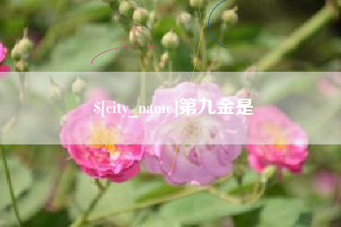当阳第九金是
