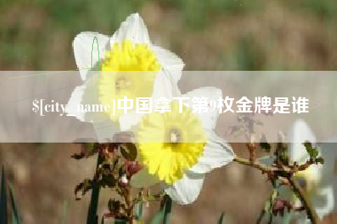 当阳中国拿下第9枚金牌是谁