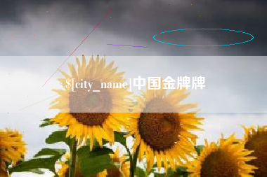 当阳中国金牌牌