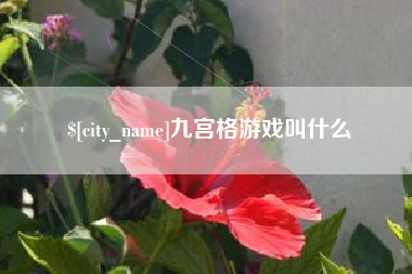 当阳九宫格游戏叫什么