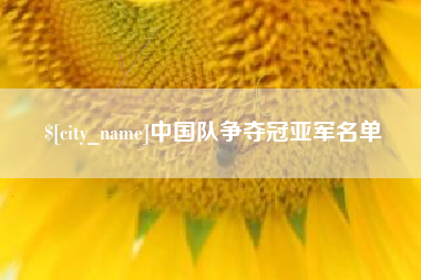 当阳中国队争夺冠亚军名单