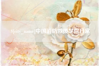 当阳中国消防救援学院日常