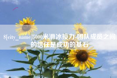 当阳5000米滑冰接力-团队成员之间的信任是成功的基石