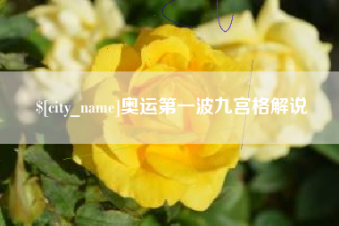 当阳奥运第一波九宫格解说