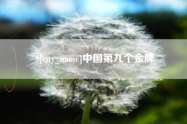 当阳中国第九个金牌
