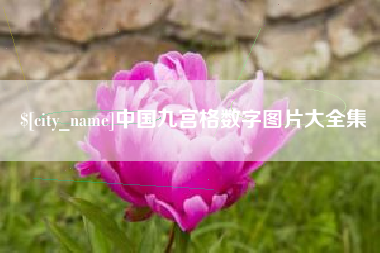 当阳中国九宫格数字图片大全集
