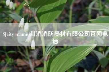 当阳川消消防器材有限公司官网电话