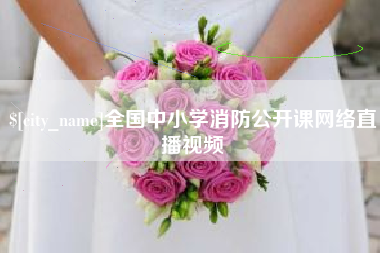 当阳全国中小学消防公开课网络直播视频