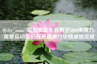 当阳哈尔滨亚冬会男子5000米接力-需要运动员们在高速滑行中精准地完成