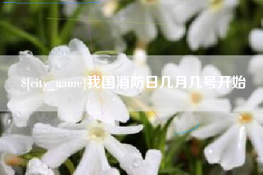 当阳我国消防日几月几号开始