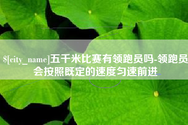 当阳五千米比赛有领跑员吗-领跑员会按照既定的速度匀速前进