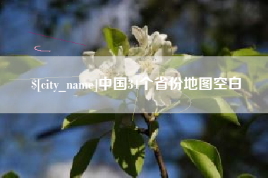 当阳中国34个省份地图空白