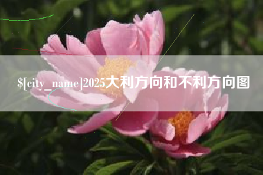 当阳2025大利方向和不利方向图