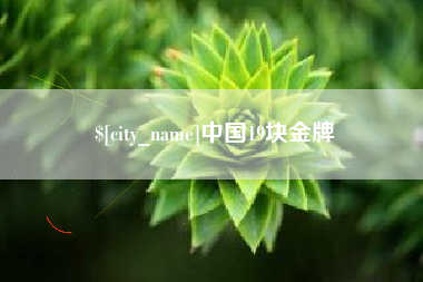 当阳中国19块金牌