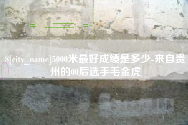 当阳5000米最好成绩是多少-来自贵州的00后选手毛金虎