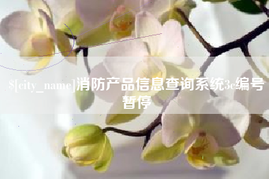 当阳消防产品信息查询系统3c编号暂停