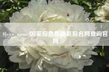 当阳国家应急救援员报名网查询官网
