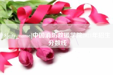 当阳中国消防救援学院2021年招生分数线