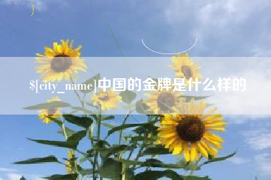 当阳中国的金牌是什么样的
