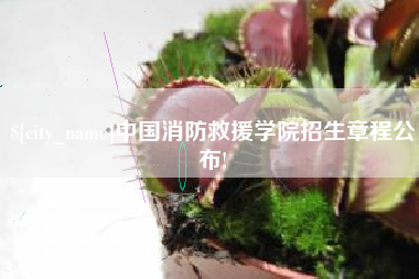 当阳中国消防救援学院招生章程公布!